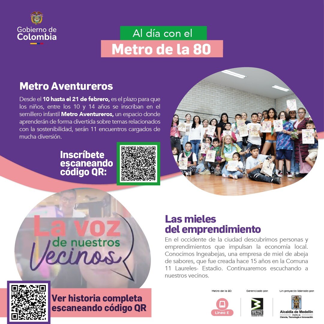 Boletín Al día del Metro de la 80 (10 de febrero de 2025)