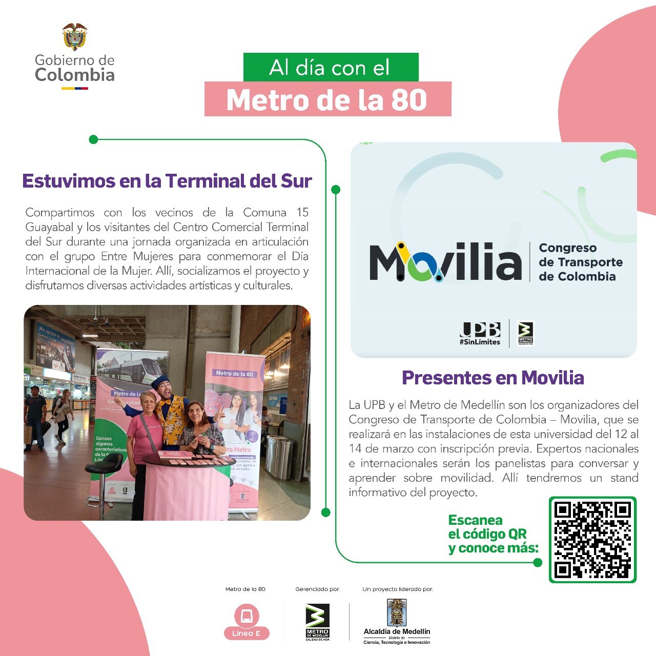 Boletín Al día del Metro de la 80 (10 de marzo de 2025)