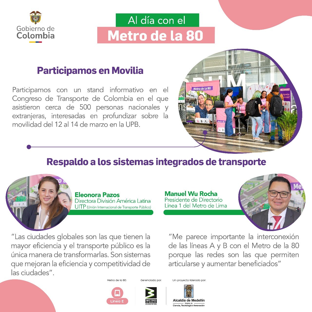 Boletín Al día del Metro de la 80 (17 de marzo de 2025)