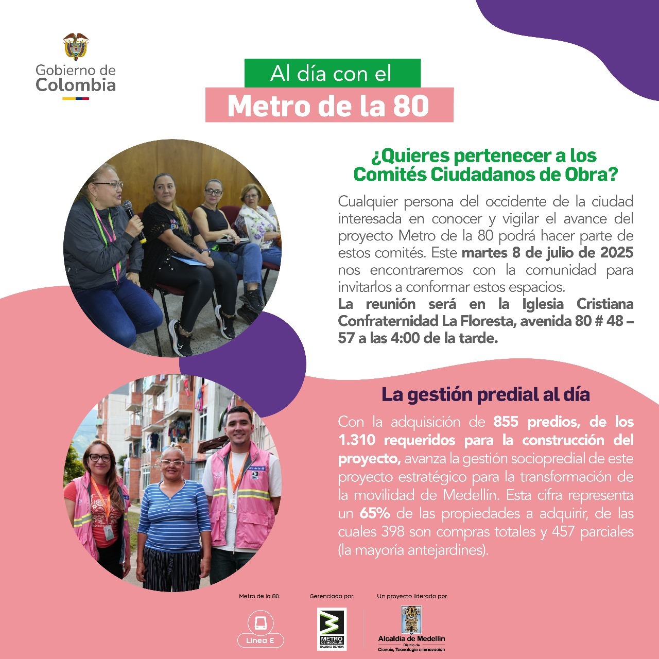 Al día con el Metro de la 80 (08 de julio de 2025)