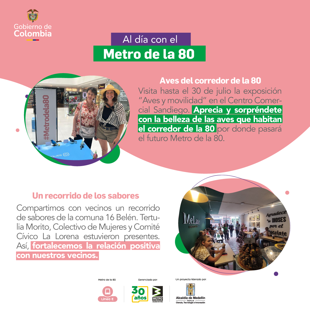 Al día con el Metro de la 80 (21 de julio de 2025)