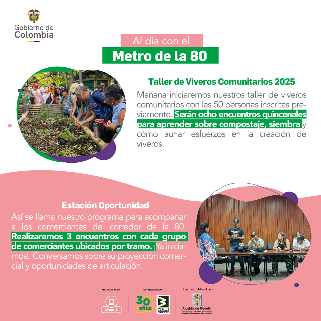 Al día con el Metro de la 80 (28 de julio de 2025)