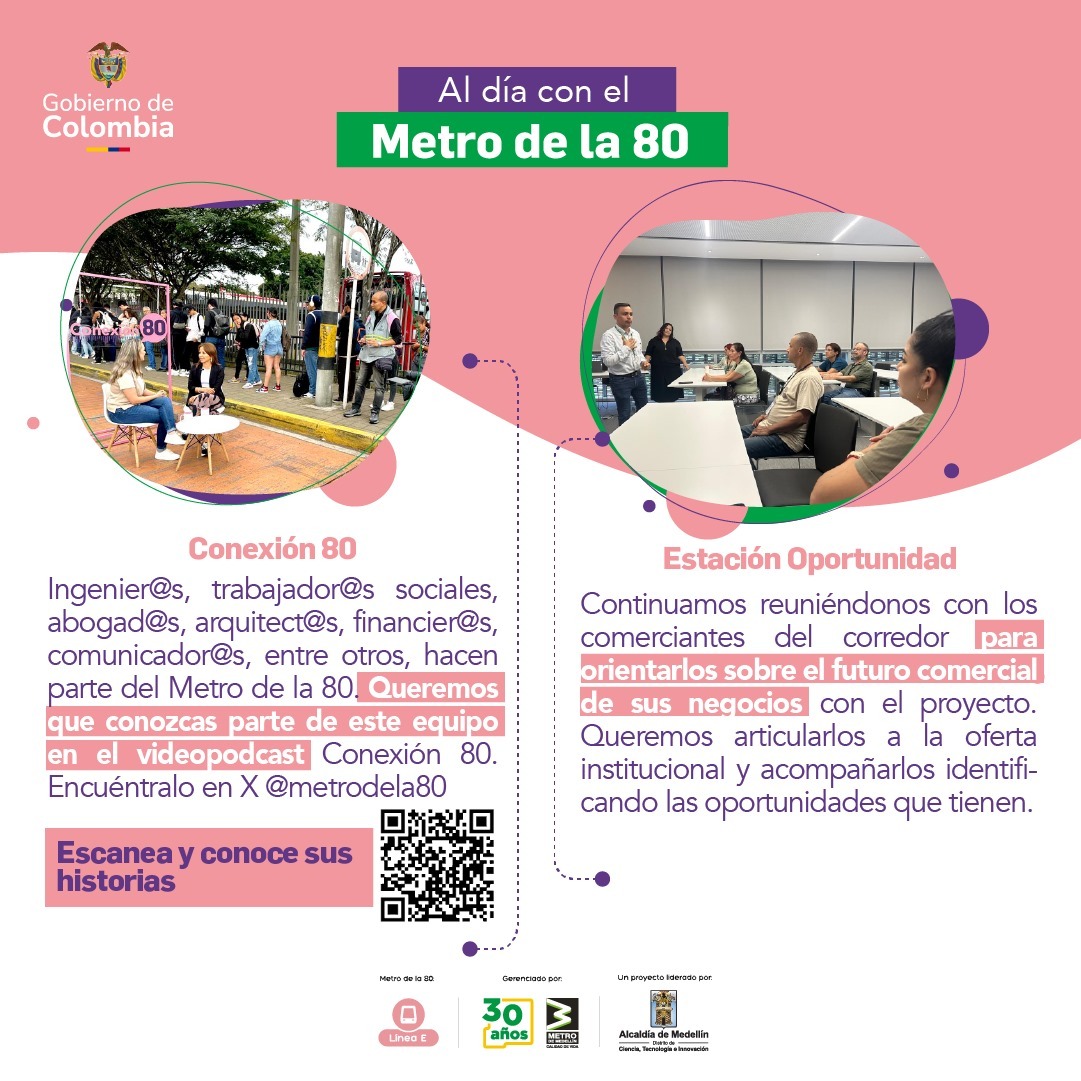 Al día con el Metro de la 80 (22 de agosto de 2025)