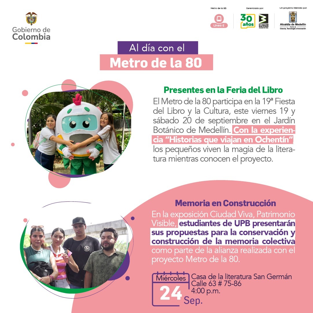 Al día con el Metro de la 80 (19 de septiembre de 2025)