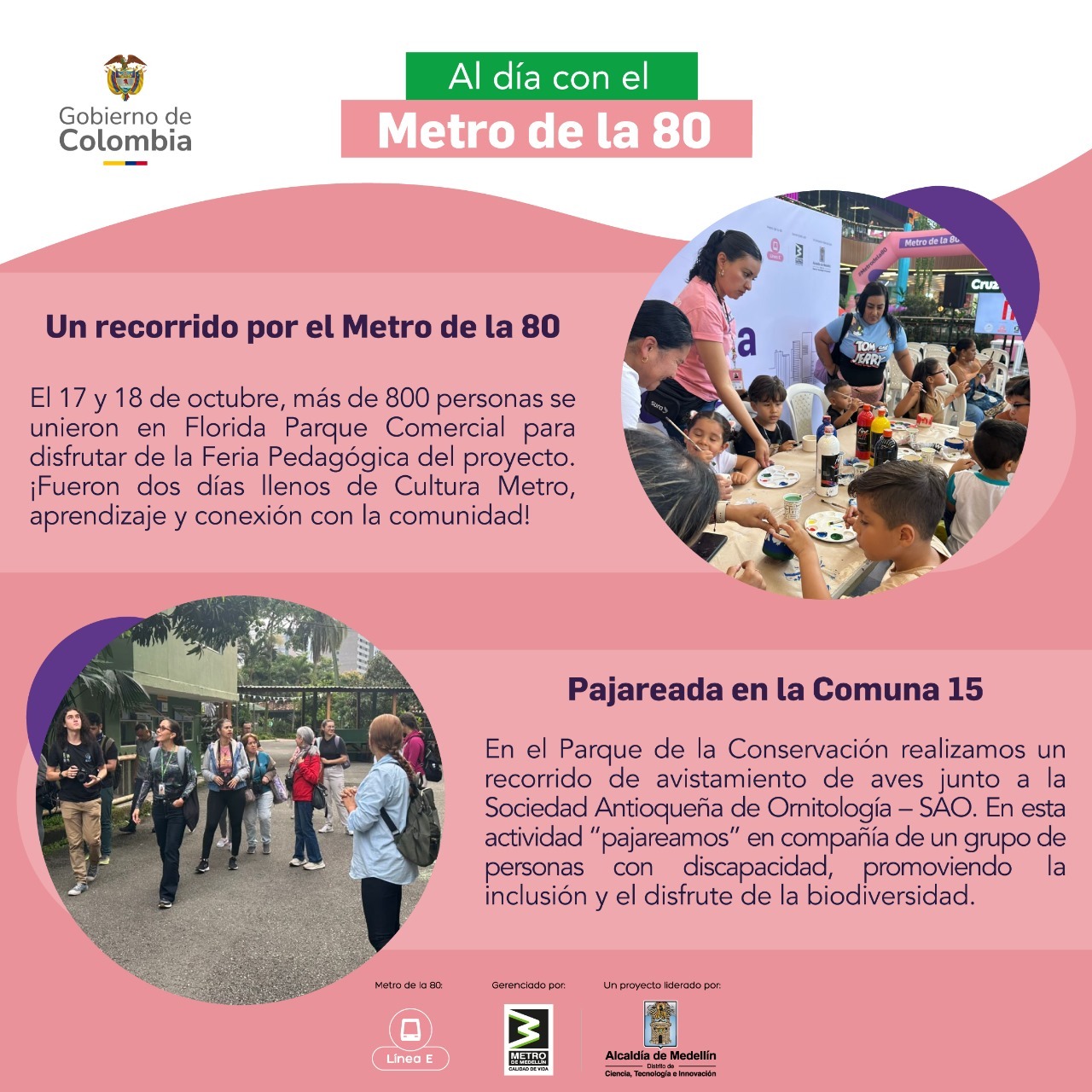 Al día con el Metro de la 80 (20 de octubre de 2025)