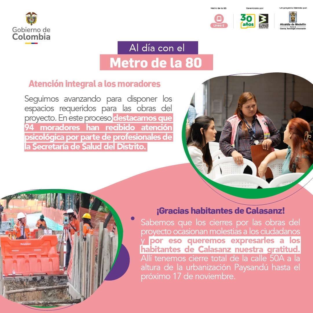 Al día con el Metro de la 80 (28 de octubre de 2025)