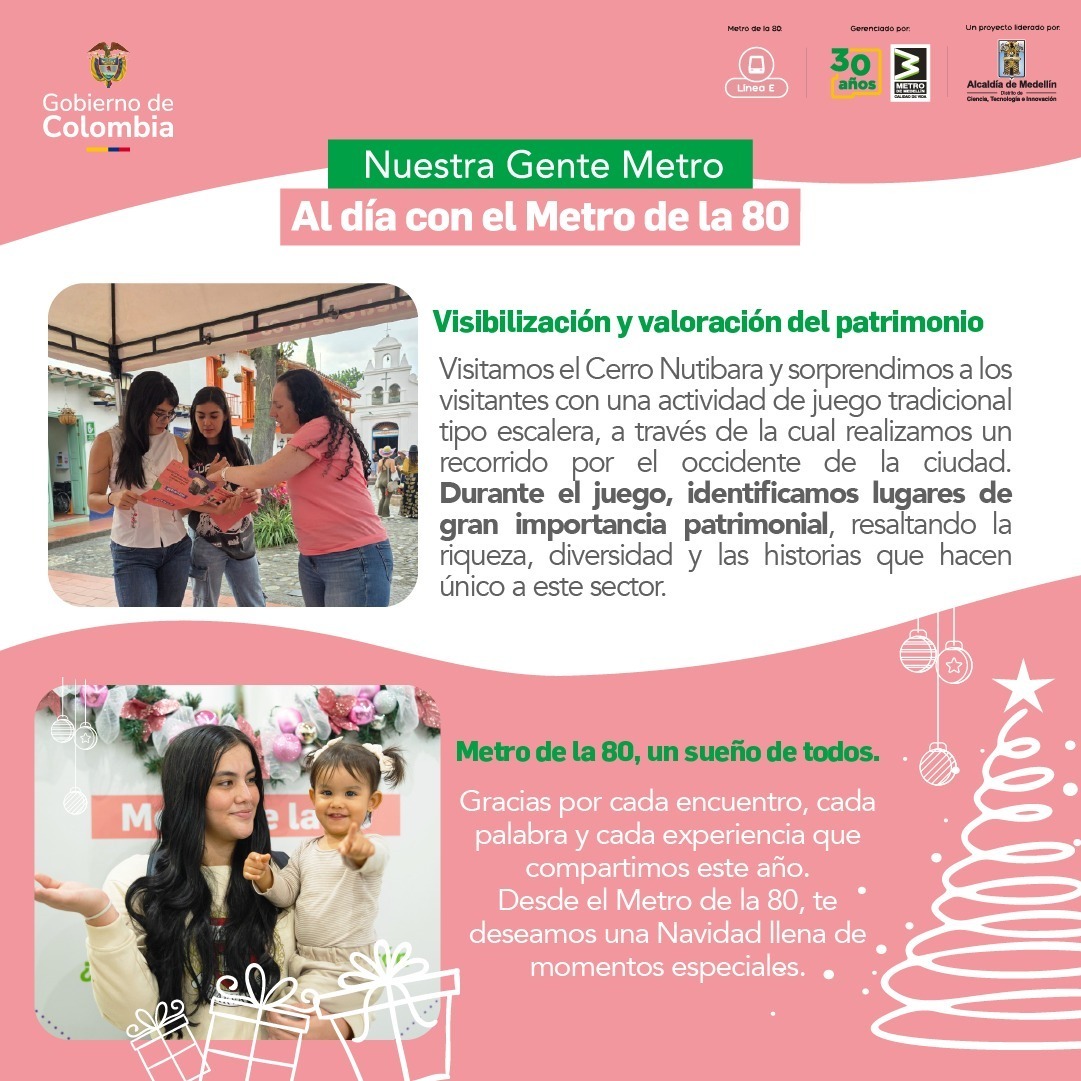 Al día con el Metro de la 80 (19 de diciembre de 2025)