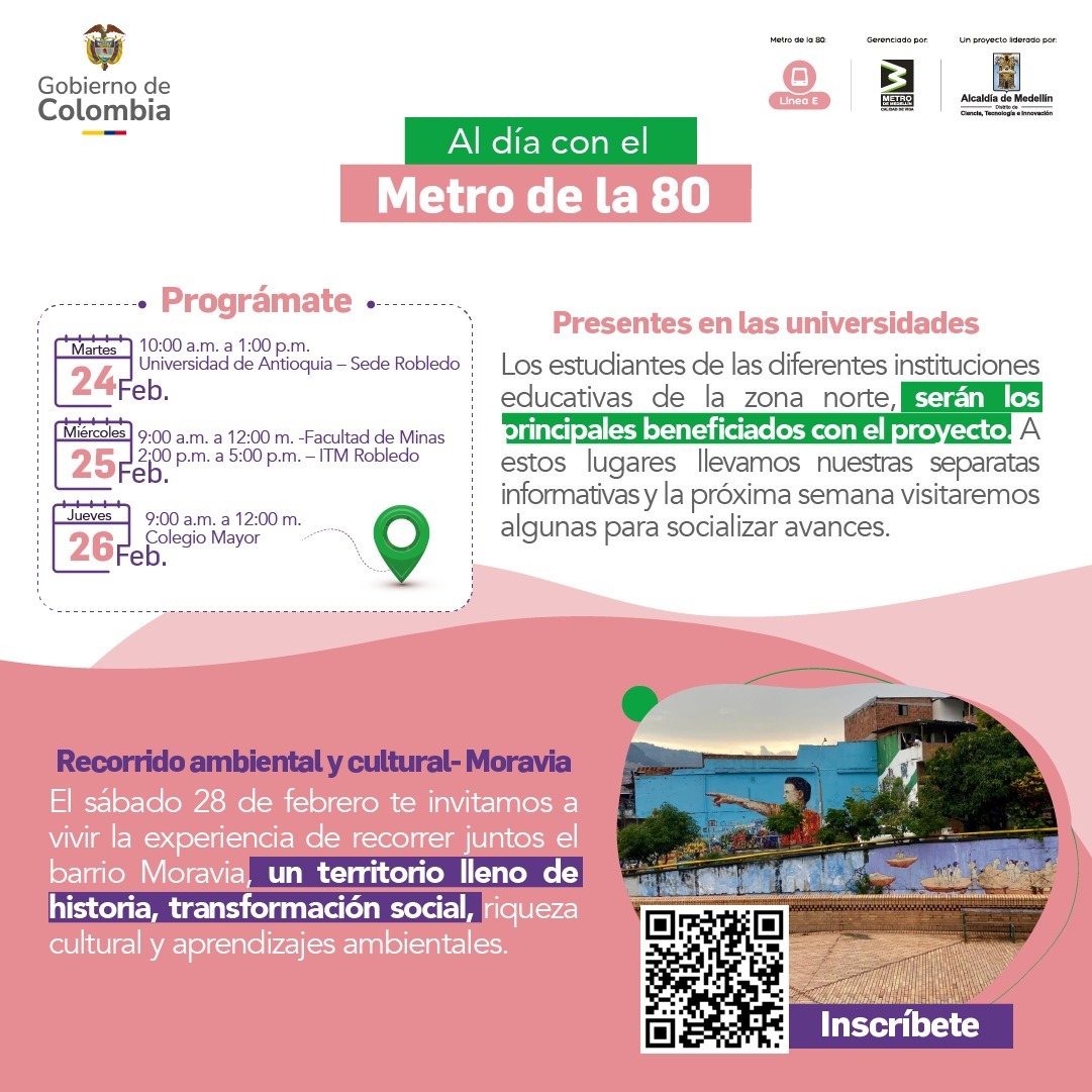 Al día con el Metro de la 80 (20 de febrero de 2026)