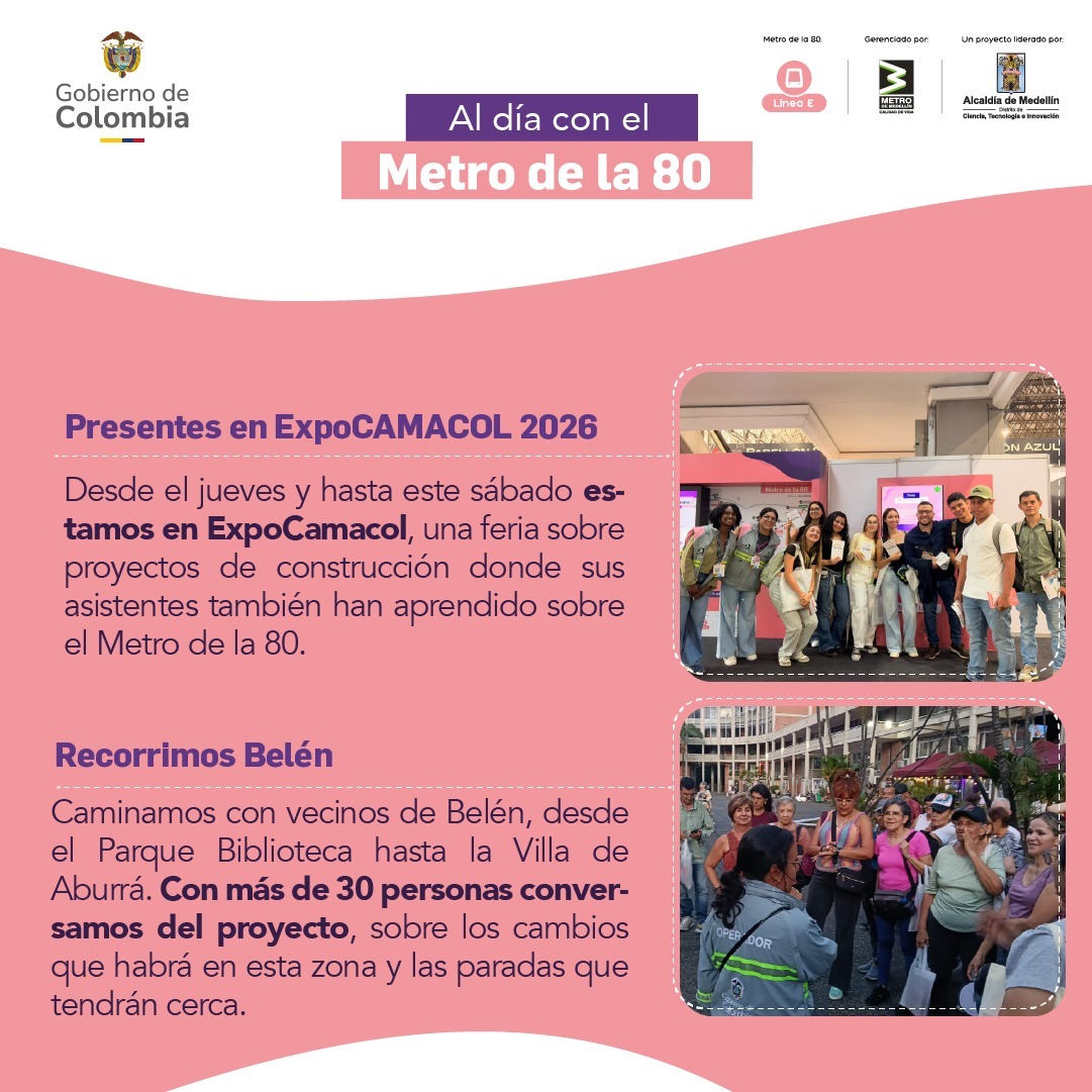 Al día con el Metro de la 80 (28 de agosto de 2026)