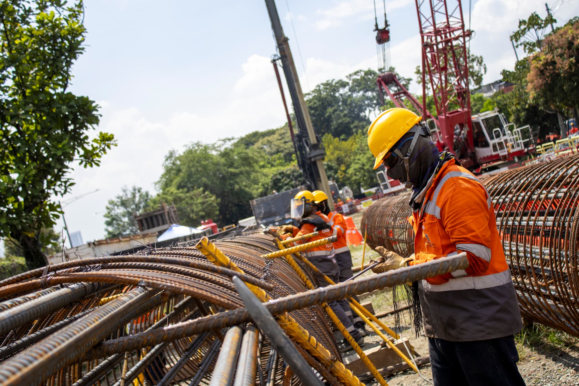 Cimentaciones apoyos viaducto Caribe 4