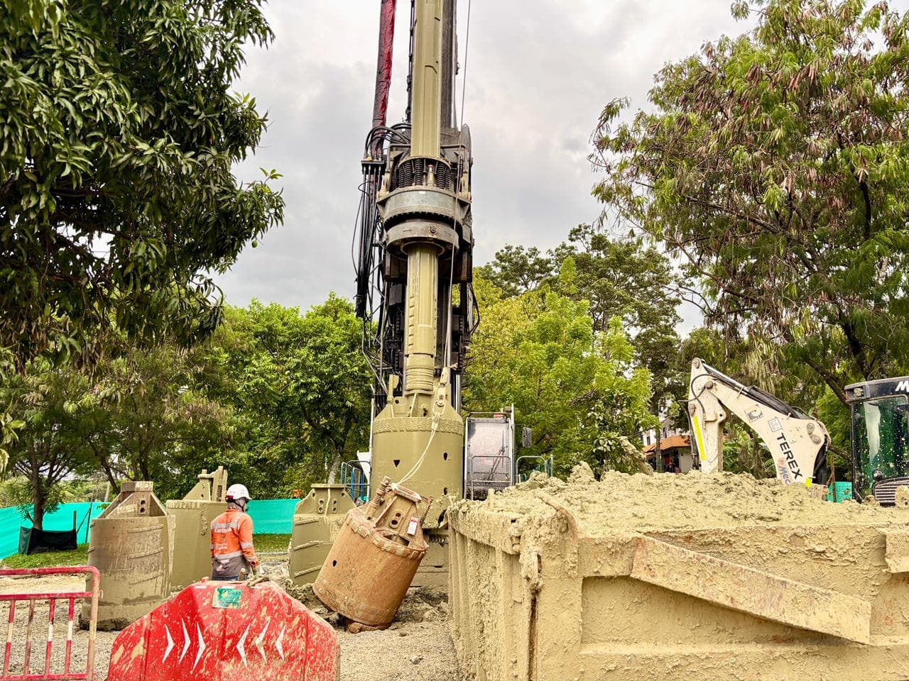 Cimentaciones apoyos viaducto Caribe16