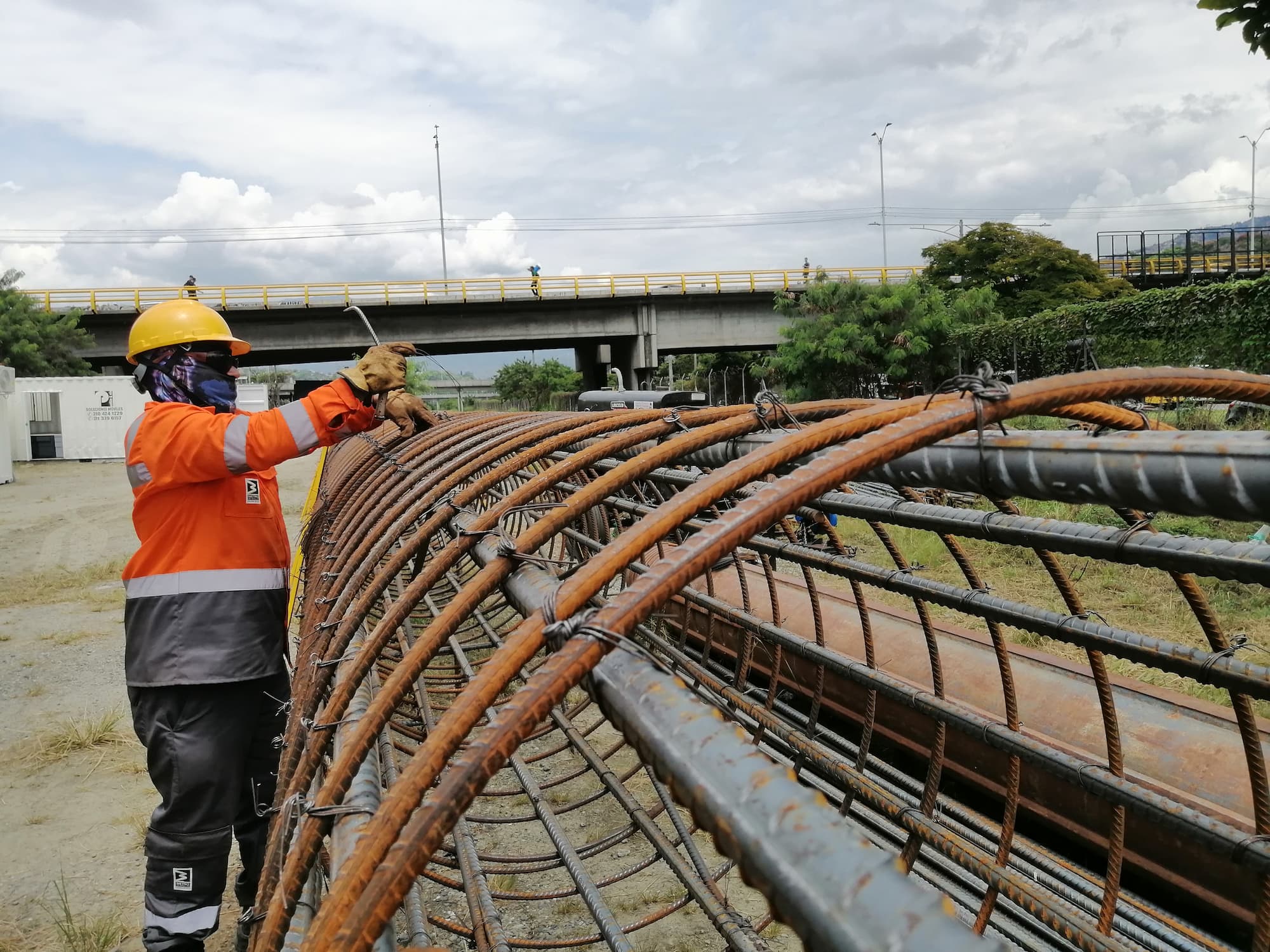 Cimentaciones apoyos viaducto Caribe5