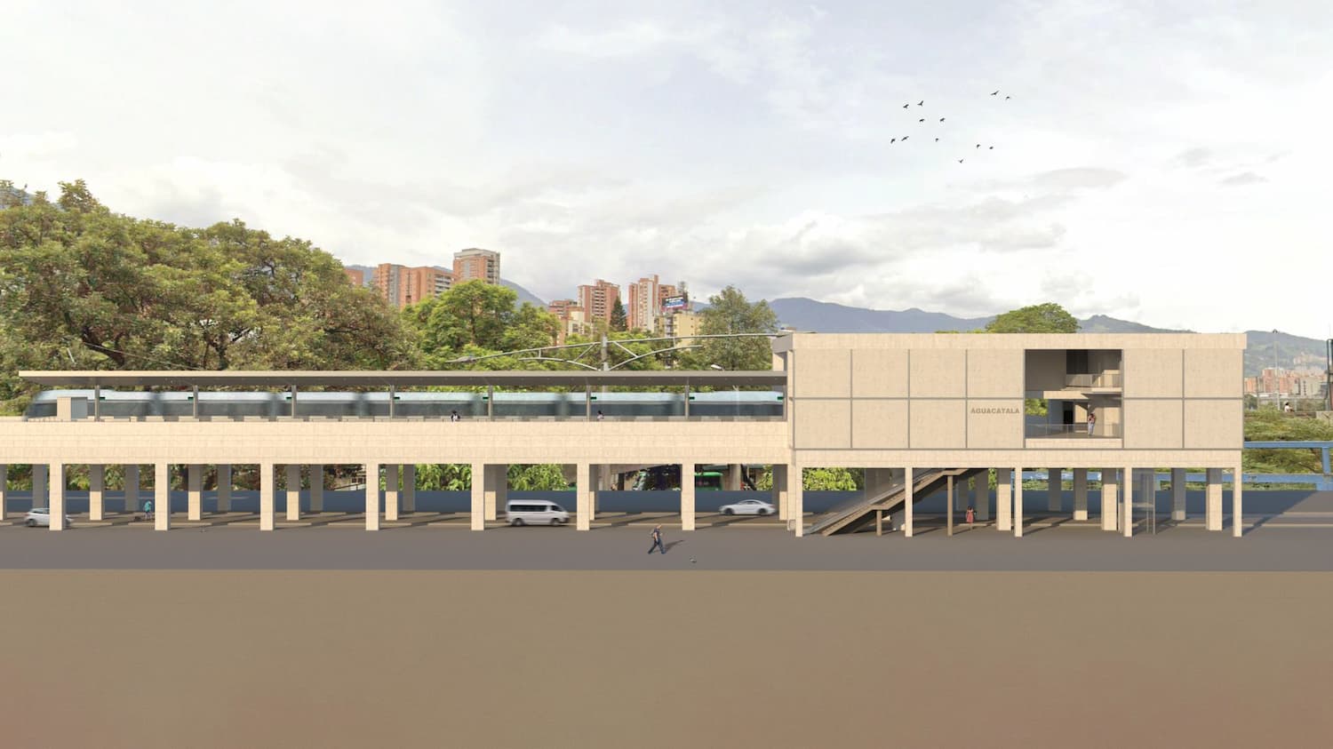 Metro_de_la_80_estación_Aguacatala