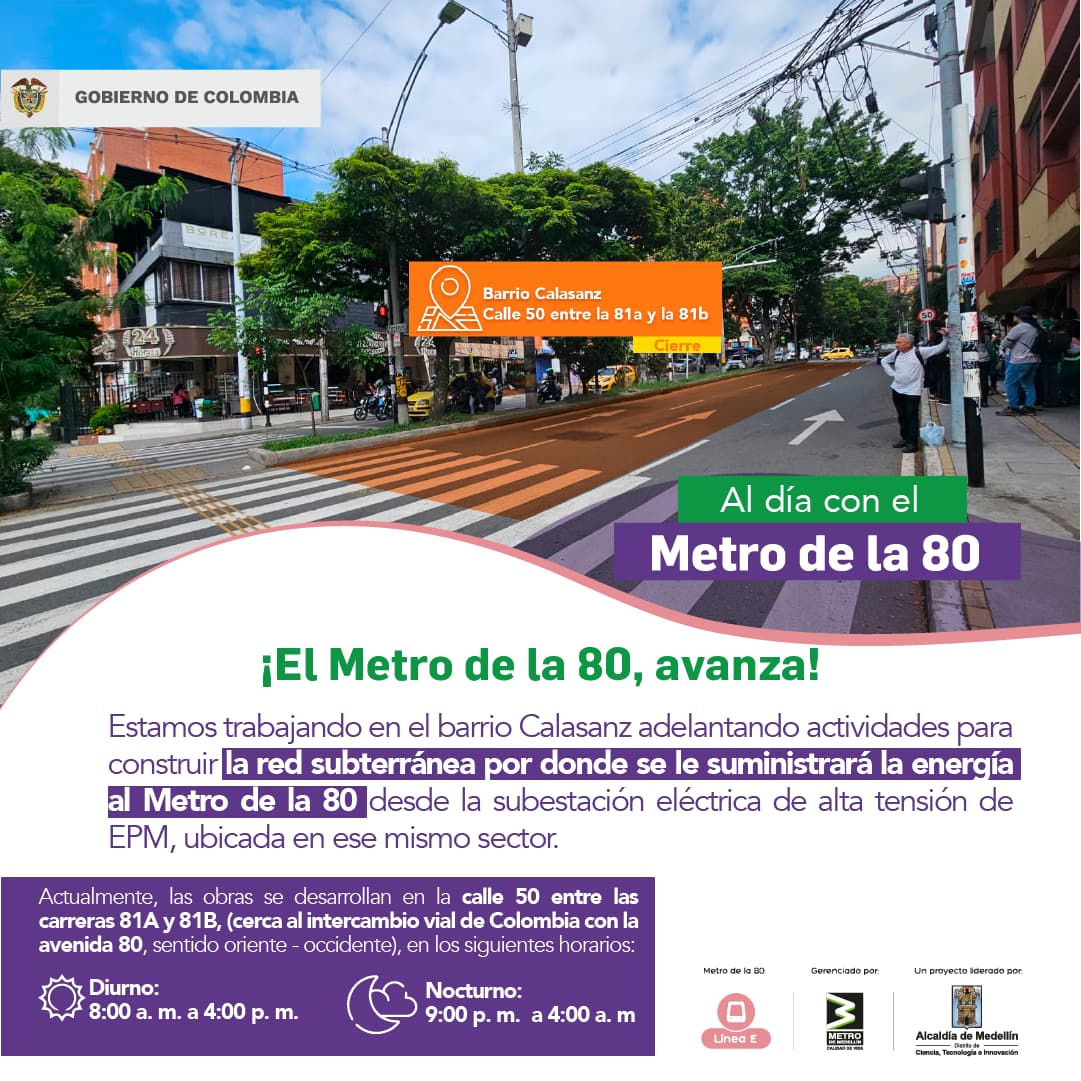 Boletín Al día del Metro de la 80 (19 de julio de 2024)