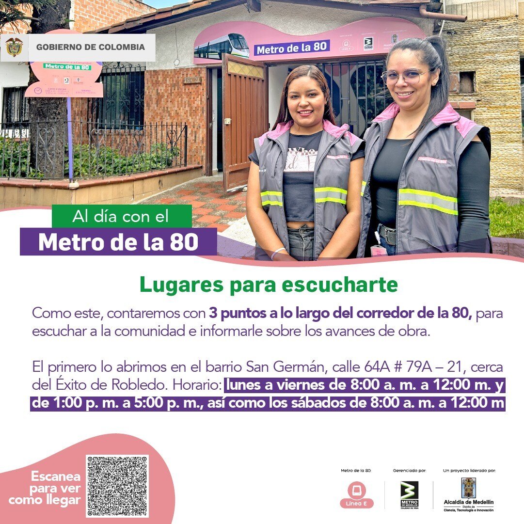 Boletín Al día del Metro de la 80 (12 de julio de 2024)