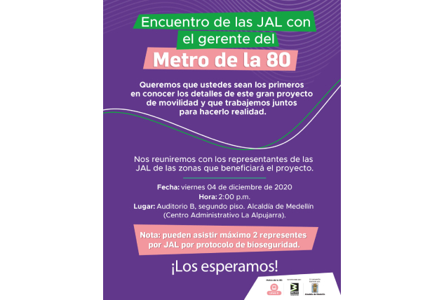 e-card: encuentro de las JAL con gerente del metro de la 80