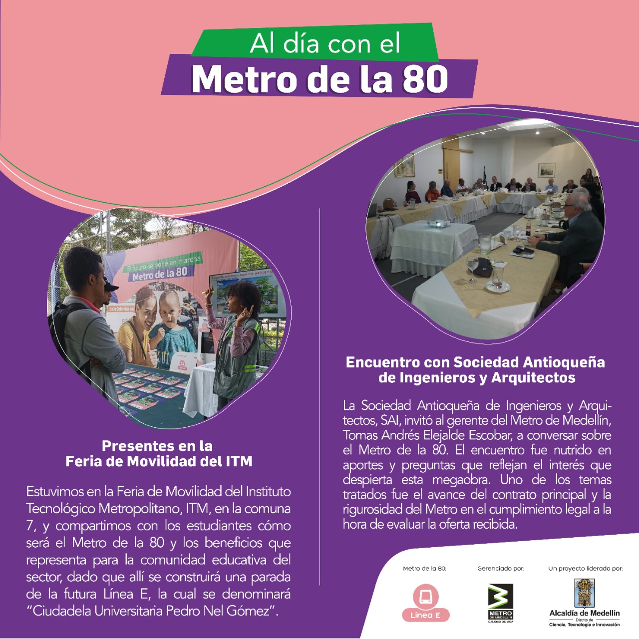 Boletín Al día del Metro de la 80, 9 de septiembre de 2022